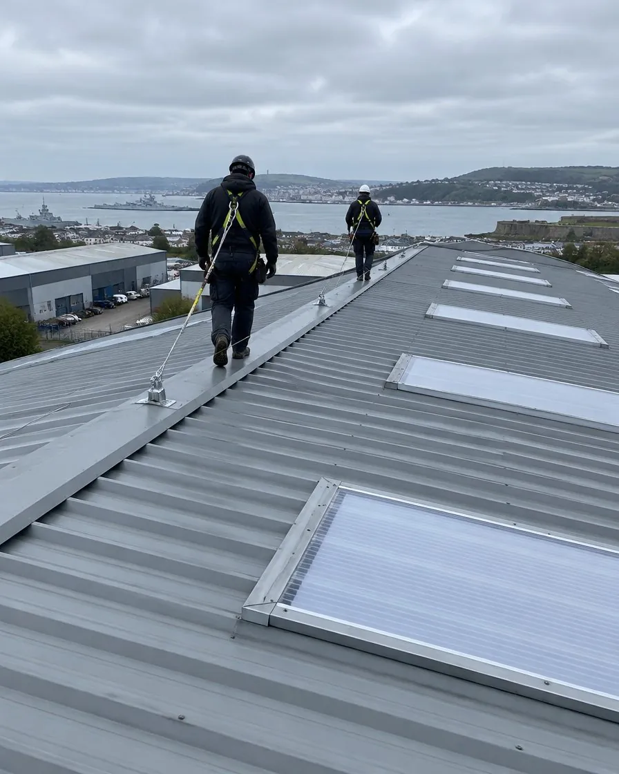 Commercial roofing in St Blazey